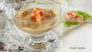 Spicy shrimp cocktail with Marie Rose sauce