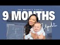 SMILIEST 😍9 month baby update! Milestones + FUNNY moments!  #milestones #family #9months