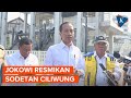 Jokowi Resmikan Sodetan Ciliwung yang Sempat Mangkrak 6 Tahun