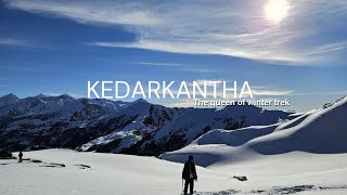 A journey to most beautiful winter trek in india | Kedarkantha trek