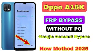 🔥 Oppo A16K FRP Bypass WITHOUT PC - 100% WORKING Android 11 Hack! No Computer Needed! 🔓📱