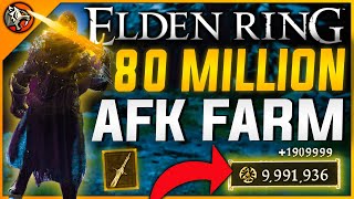 Elden Ring - How To AFK The Mogwyn Cliff/Bird Farm | NEW 80 Million + AFK Rune Farm [PC Only]