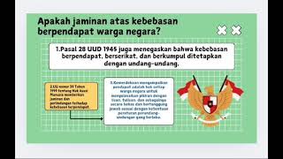 Kemerdekaan Berpendapat pada Era Informasi