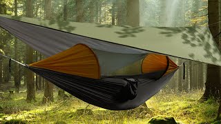 A Large Camping Hammock With a Mosquito Net and Rain Fly | G4Free Camping Hammock