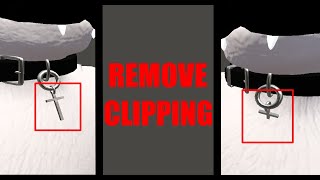 How to make your Necklace / Collar / Bandana NOT CLIP in your Chest (VRChat / Unity tutorial)