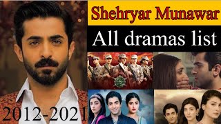 Shehryar munawar all dramas list||2012-2021||Celeb Expert