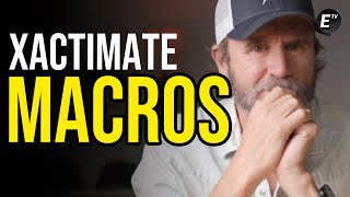 How to save groups of line items as a template in Xactimate | Macro Tutorial