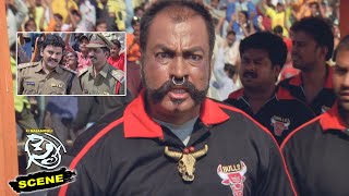 SS Rajamouli Sye Kannada Movie Scenes | Pradeep Rawat Gets Disturbed with Nithin Team Score