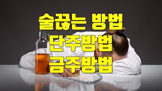 나는 알콜중독자다_술끊는 방법, 단주방법, 금주방법