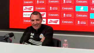 Leicester v Brighton - Brendan Rodgers - Pre-Match Press Conference