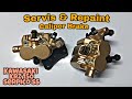 KAWASAKI KRZ 150 SERPICO SS - Servis & Repaint Caliper Brake macam baru beli 👍🏽