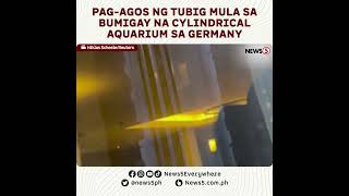 Dalawang indibidwal ang naiulat na nasaktan dahil sa mga basag na bahagi ng aquarium