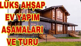 Ahşap Ev Villa / Dubleks Ultra Lüks Ahşap Villa Ev