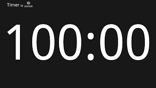 100 Minute Countup Timer
