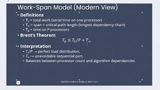 Lecture 11: Parallel Algorithms