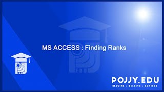 MS ACCESS : Finding Ranks