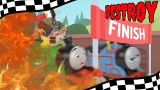 Slowest Engine Gets Destroyed! | Destroying All Engines Go Toys 3!