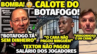 O CALOTE CRlMIN0S0 DE TEXTOR PRA ClMA DOS JOGADORES DO BOTAFOGO QUE FOI PARAR NA DELEGACIA APÓS…