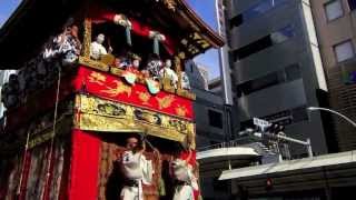 京都・祇園祭2013 長刀鉾曵き初め Naginata-Boko 生稚児舞