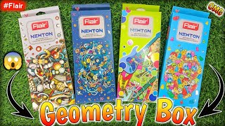 Flair New Launched #NEWTON Geometry Box|| REVIEW VIDEO || YT STATIONARY