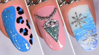 5 Stunning Winter Nail Art Designs You Need to Try ❄️ | New Easy Nail Tutorial Compilation