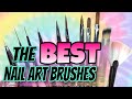 My FAVORITE nail art brushes for nail art! NAILZBYDEV- character art, ombré, linework, and more!