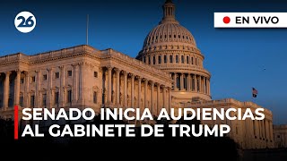 🔴 EN VIVO | Senado de EEUU inicia audiencias al gabinete de Donald Trump