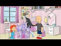 Classic Caillou Scares Rosie w/ His Godzilla Toy/Grounded