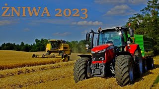 🔥ŻNIWA 2023 🌾Jęczmień Ozimy Pod Kosę🌾 Massey Ferguson, New Holland, Pronar🔥Gr Staniek🔥