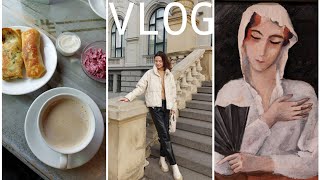 VLOG. Утренний кофе, новинки косметики, потрясающая выставка, масленица 🤍