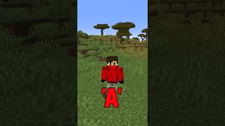 Minecraft But I Can't Say The Letter A #minecraft #shorts #funny