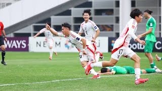 U-20日本代表を救ったのはFW高岡伶颯!! 敗色濃厚の後半40分に値千金同点弾!!「まだまだ注目してほしい」