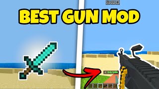 This Insane Gun Mod in Minecraft 1.21 make MCPE EPIC!| #minecraft