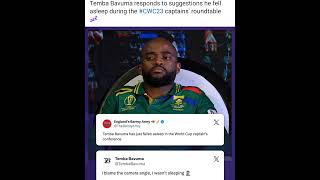 Temba Bavuma responds to sleeping allegations | Espncricinfo #tembabavuma #cwc #cricketworldcup #icc