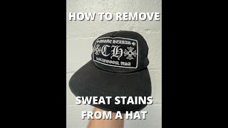 How To Remove Sweat Stains From a Hat