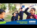 a stunning act on bus mannerisms performed by kg class students gems public school patiala