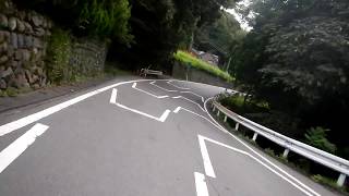 旧甲州街道(山梨県道30号線)　上野原方面へ　(2017晩夏)　バイク ツーリング　VTR250　車載動画