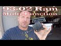 Dodge Ram 1500 Multi-function Switch Replacement (combination switch) DIY 1993-2002 Dodge Ram 1500 Multi-function Switch Replacement (combination switch) DIY 1993-2002