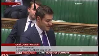 Ross Thomson: Cabinet Office Questions (15/01/2018)