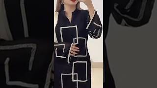 मोती से बनाएं डिजाइनर सूट👌 👗 New Trending Work Design,🖤🪞 Sequence Hand Work #plazodress #shortvideo