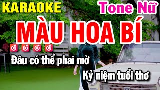 Màu Hoa Bí Karaoke Nhạc Sống Tone Nữ | Beat Huỳnh Lê