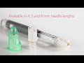 how to use the cardinal health™ monoject™ safety pen needle