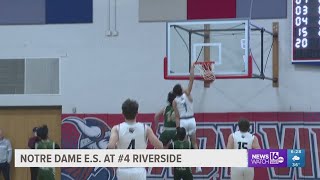 #4 Riverside boys basketball routes Notre Dame East Stroudsburg