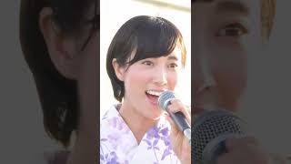 日本を守る美人天女様💛女性自衛官の浴衣姿が色っぽい！💙鶫真衣💖お祭りマンボ　　陸上自衛隊歌姫　中央音楽隊広報担当　夏祭り、盆踊り前　自衛官募集　ショート３#癒しの鶫真衣の歌です