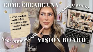 COME CREARE LA VISION BOARD: L'UNICO VIDEO CHE TI SERVIRÀ DAVVERO A MANIFESTARE | CLEOTOMS