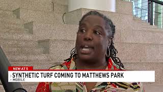 City of Mobile replacing grass fields with turf at Mathews Park - NBC 15 WPMI