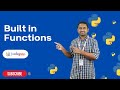 Built in functions in python | Python Tutorials - 2022| Codegnan