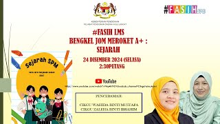 #FASIH LMS BENGKEL JOM MEROKET A+ : SEJARAH