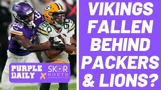 Have Minnesota Vikings fallen BEHIND Green Bay Packers and Detroit Lions?