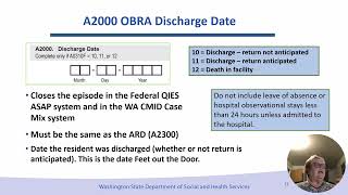 MDS3.0 Section A. ID Information after A1500 PASRR: Unit 1 Session4